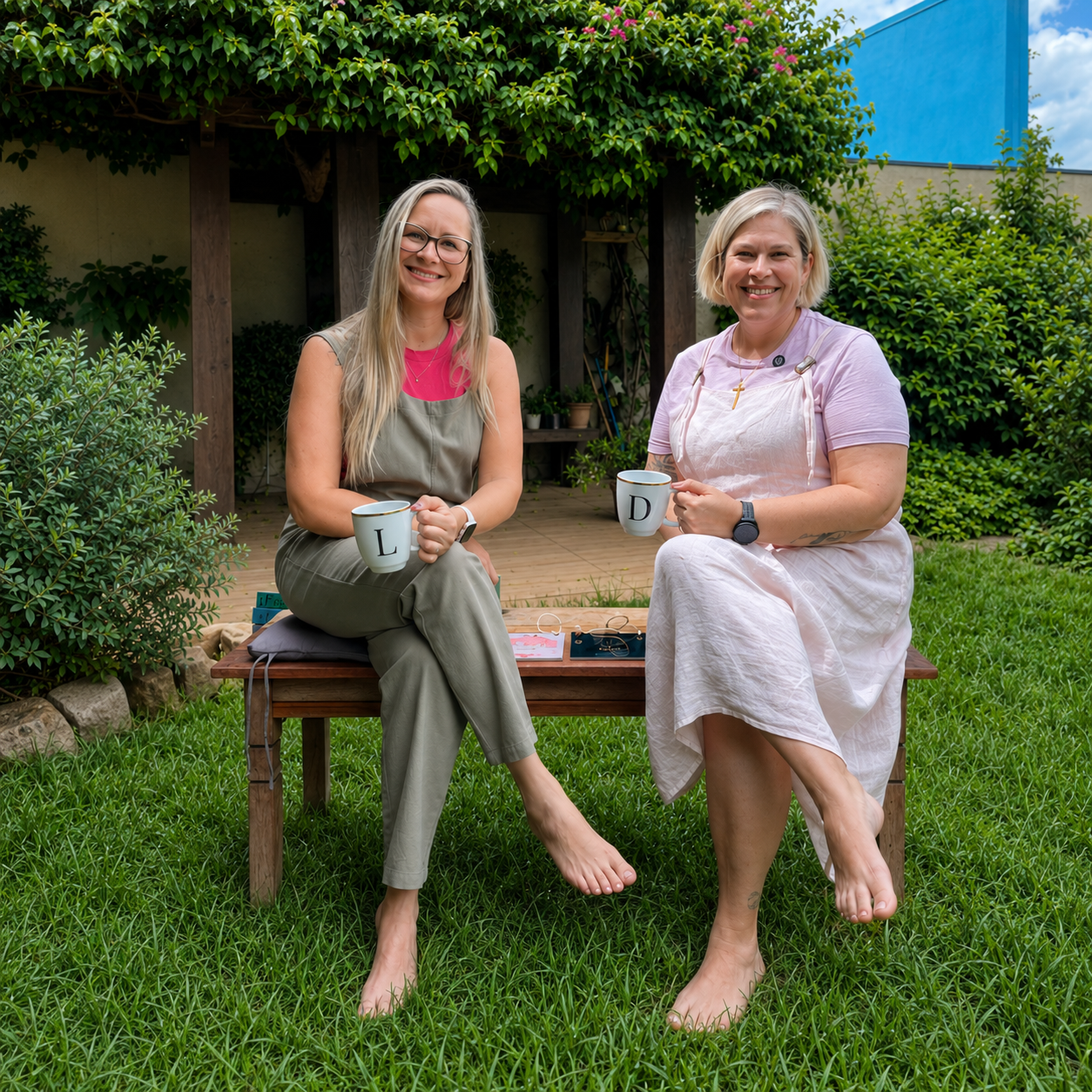 Lidiane e Damiana, fundadoras da Flor & Fluir